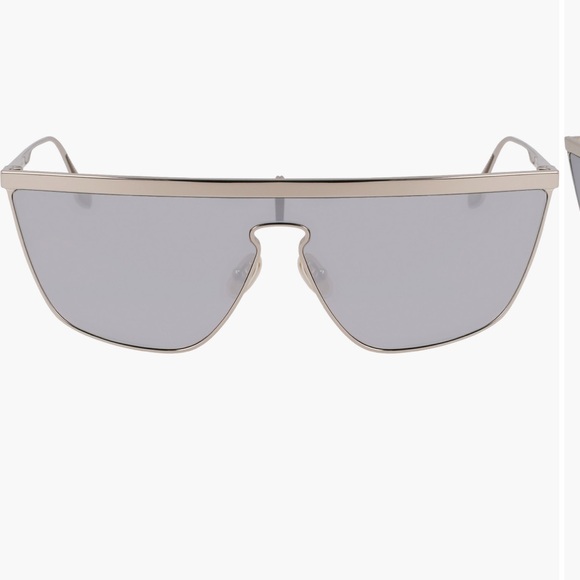 Victoria Beckham Accessories - Victoria Beckham Gray 59 mm Shield Sunglasses